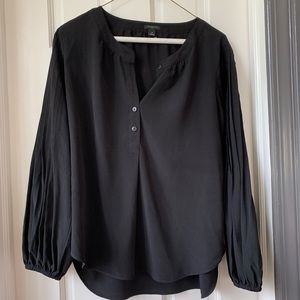 Black Ann Taylor petite blouse
